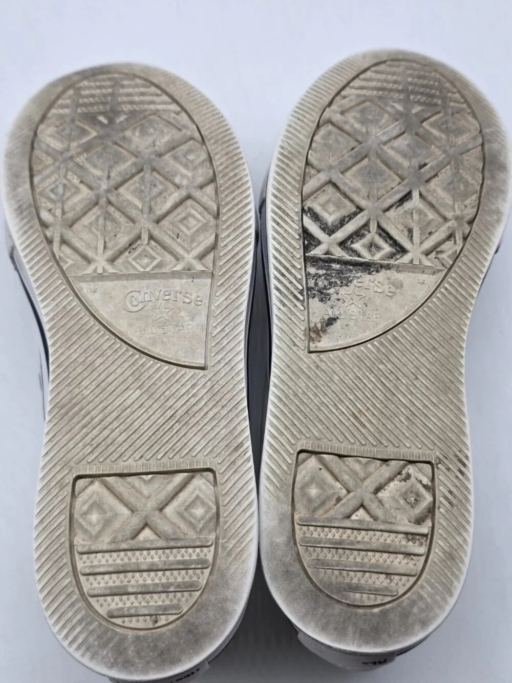 Converse All Star Shoes Kids Size 3 Platform Low Top Sneakers 669709C Damage